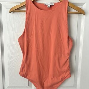 And Now This Women's Coral Bodysuit